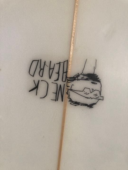 【‼️超大幅値下げ‼️】フィン付き！小波最強！ネックベアード!! 5'7