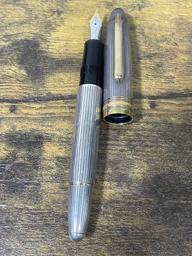 西ドイツ　モンブラン　1468 ヘミングウェイ　万年筆　18K シルバー 925