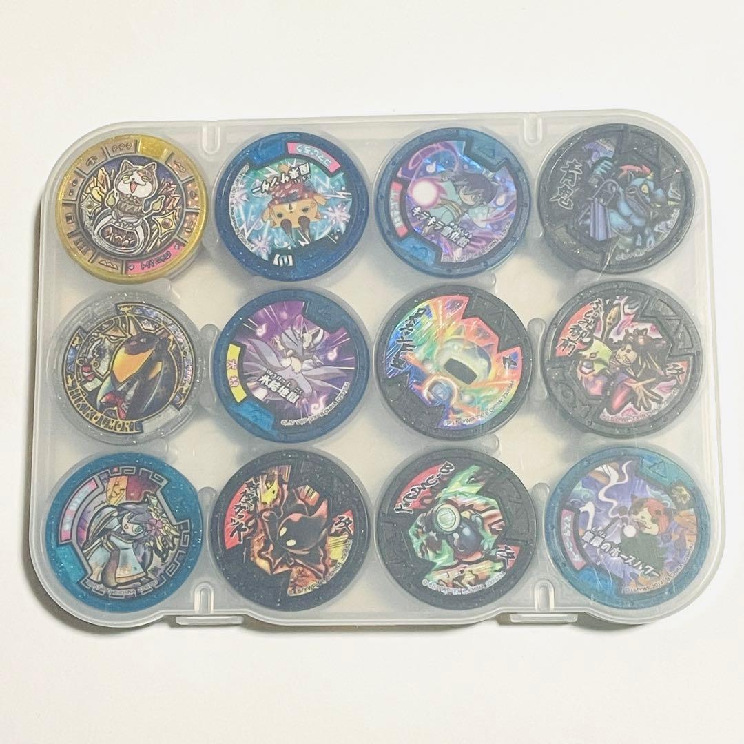 妖怪ウオッチ メダル65枚 クリアケース2個