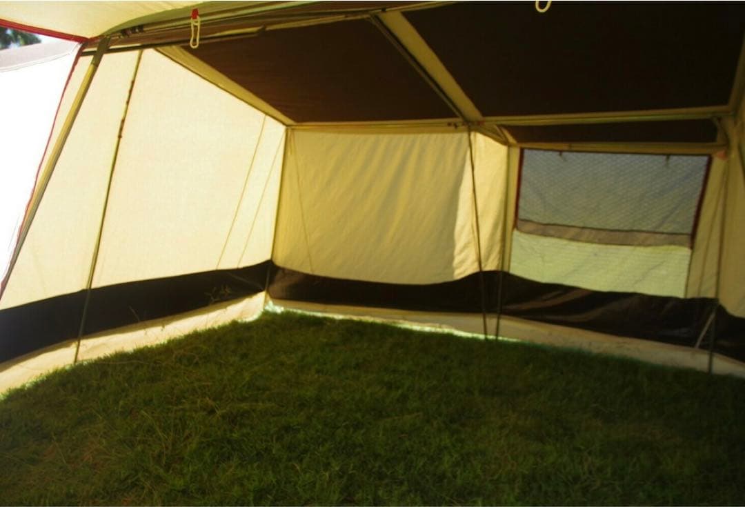 フランス幕 キャバノン シルビア５ 美品 フルコットン ロッジテント