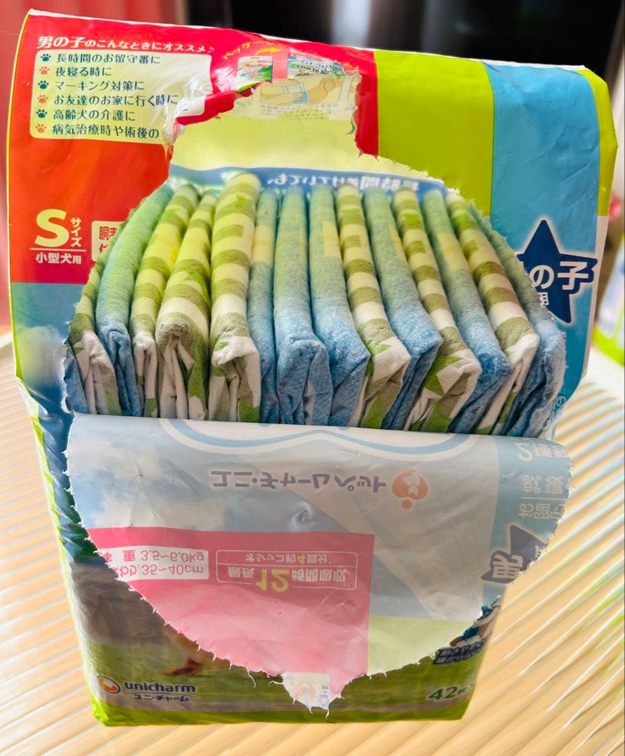 ユニ・チャーム ペットマナーウェア Sサイズ 42枚入【6セット】