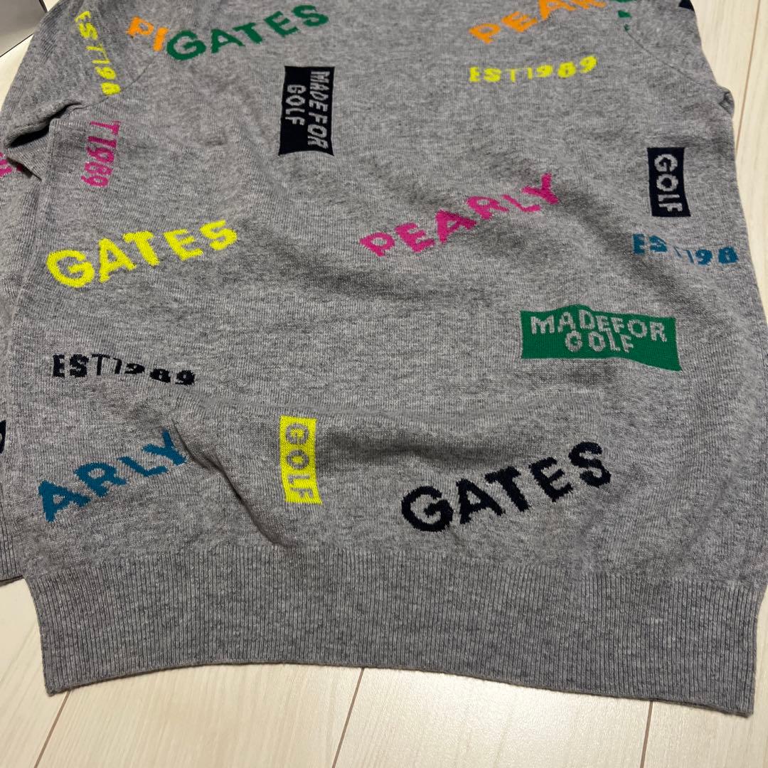 パーリーゲイツ　サイズ4 新品　セーター　ニット クルーネック