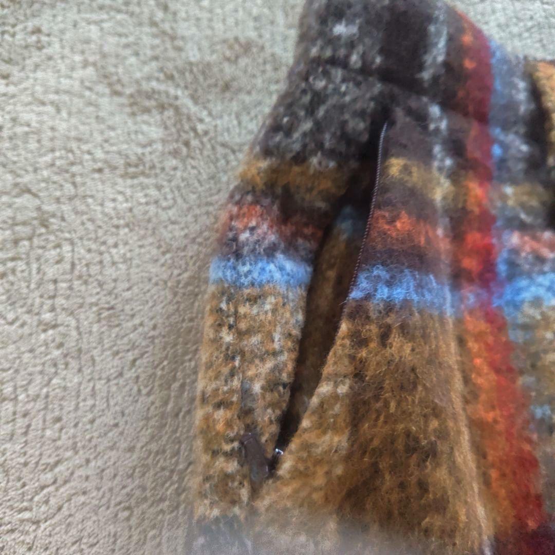 【未使用】ダンスウィズドラゴン　チェック柄ウール混紡スカート