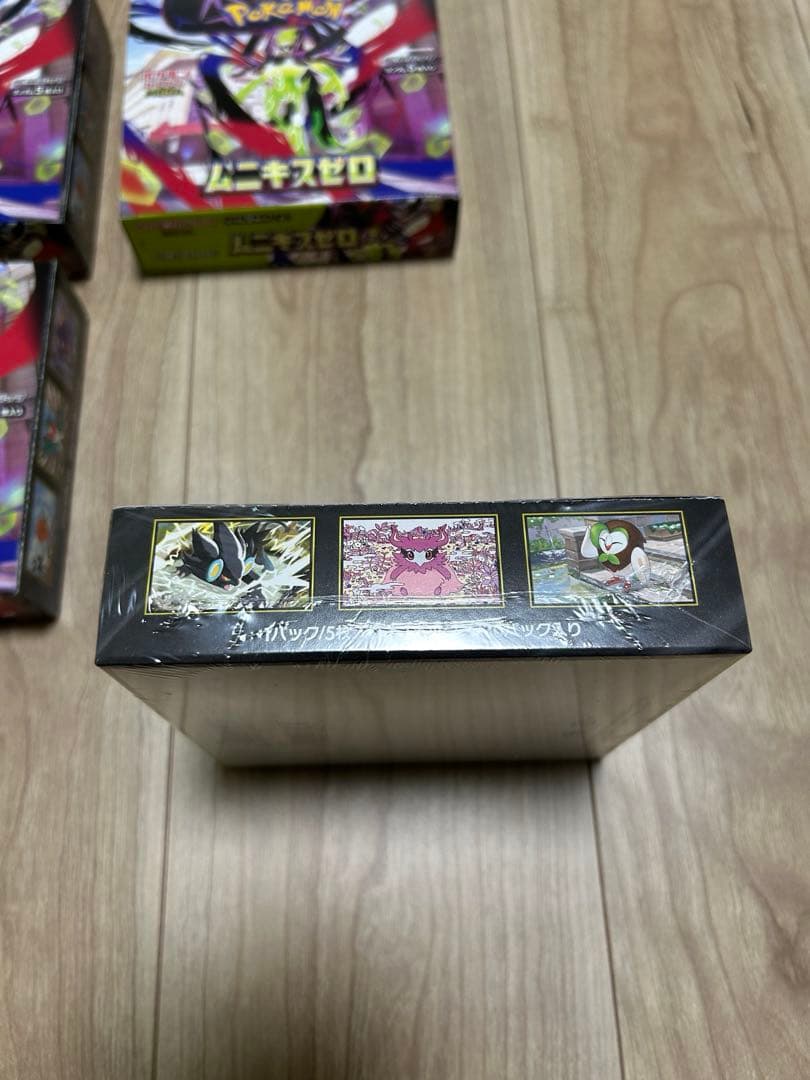 ムニキスゼロ シュリンク付き1BOX シュリンクなし3BOX 計4BOX