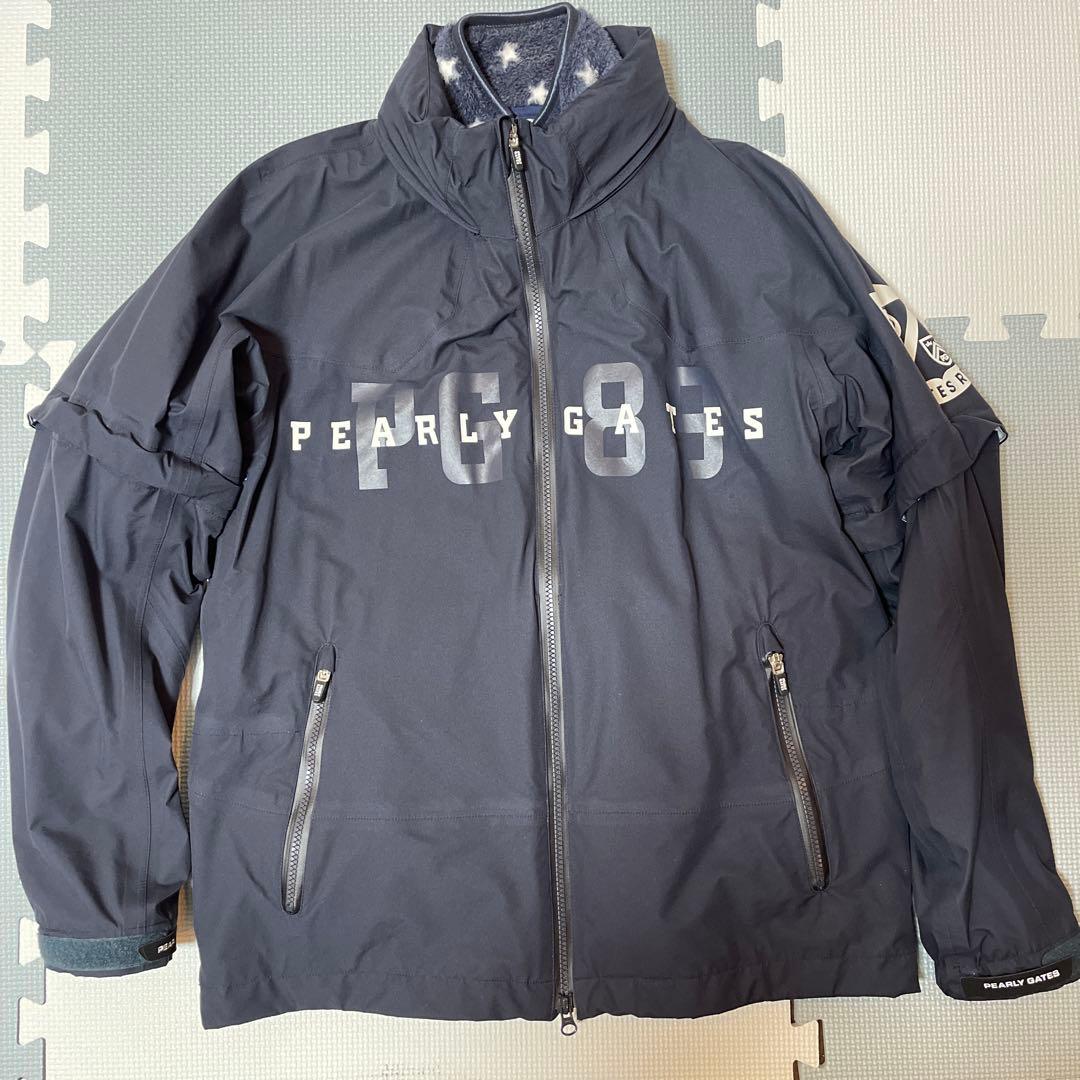 パーリーゲイツ　4WAY防寒ブルゾン サイズ4  ネイビー