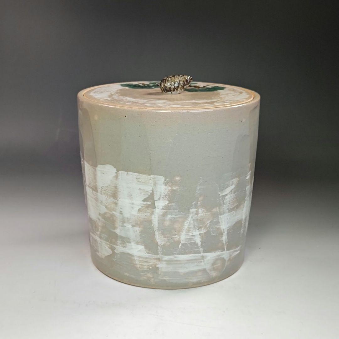 イ770 水指『杣山焼　南口閑粋』『乾山老松　水指　共箱』茶道具