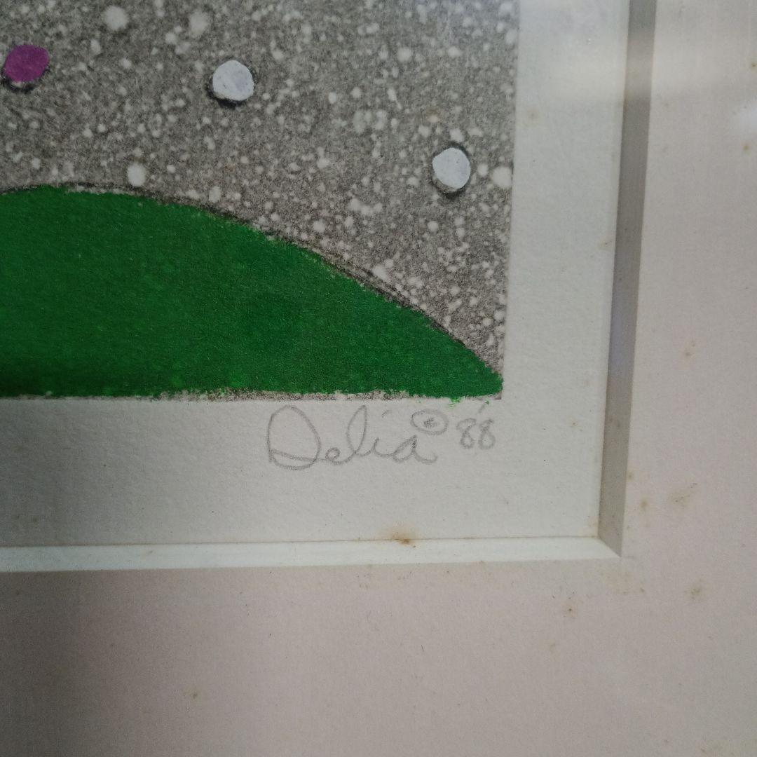 5669)デリア・レイス　版画「Winter Vacation」22/30