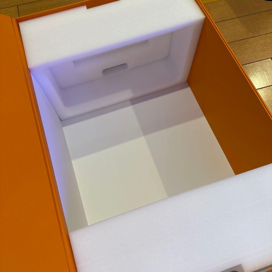 HERMES オレンジ ボックス 持ち手付き　 インテリア　収納箱