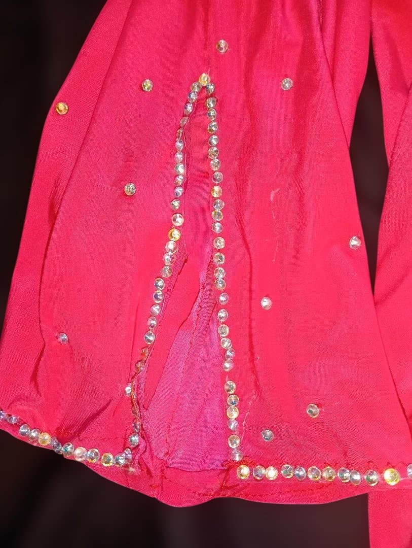 【新品Sale】エジプト製ピンク ベリーダンス サイーディ&バラディセットアップ