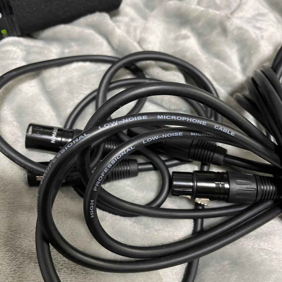 SHURE シュア ダイナミックマイク SM7dB ケーブ2本