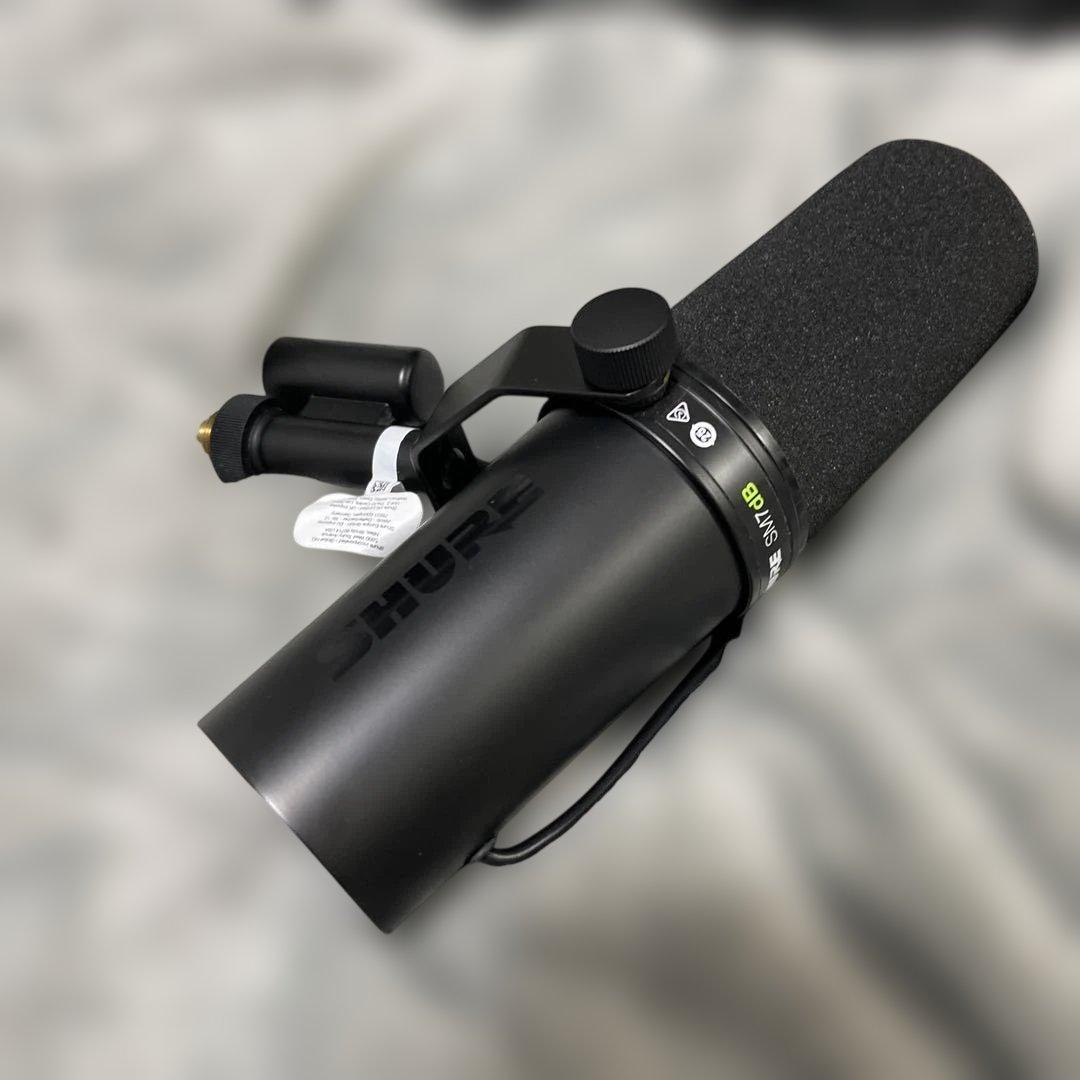 SHURE シュア ダイナミックマイク SM7dB ケーブ2本