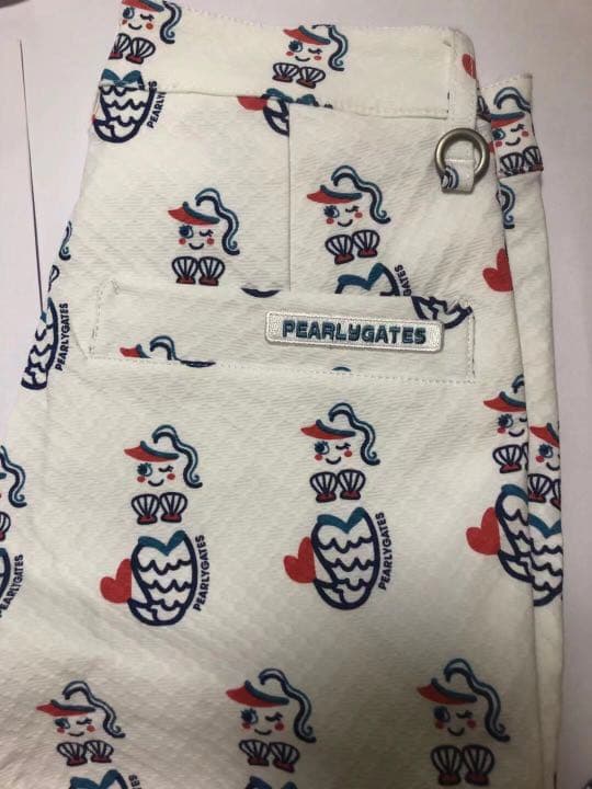 2021年夏最新作アートピケマーメイドプリントストレッチレディースパンツ