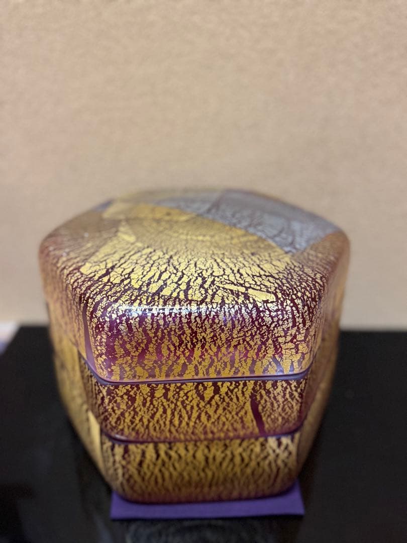 文化勲章　藤田喬平　手吹　飾筥　春千里　潤織箱