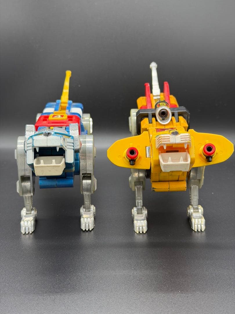 百獣王ゴライオン 青獅子 黄獅子 超合金 ポピー 昭和レトロ 武器パーツセット