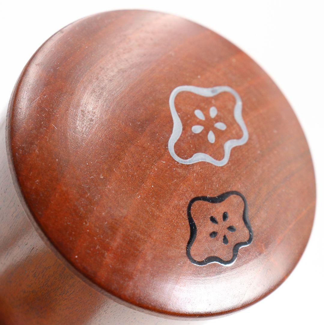 岡本陽斎作 即中斎好 桜蒔絵 金輪寺 薄茶器 茶道具 共箱　V919　N7