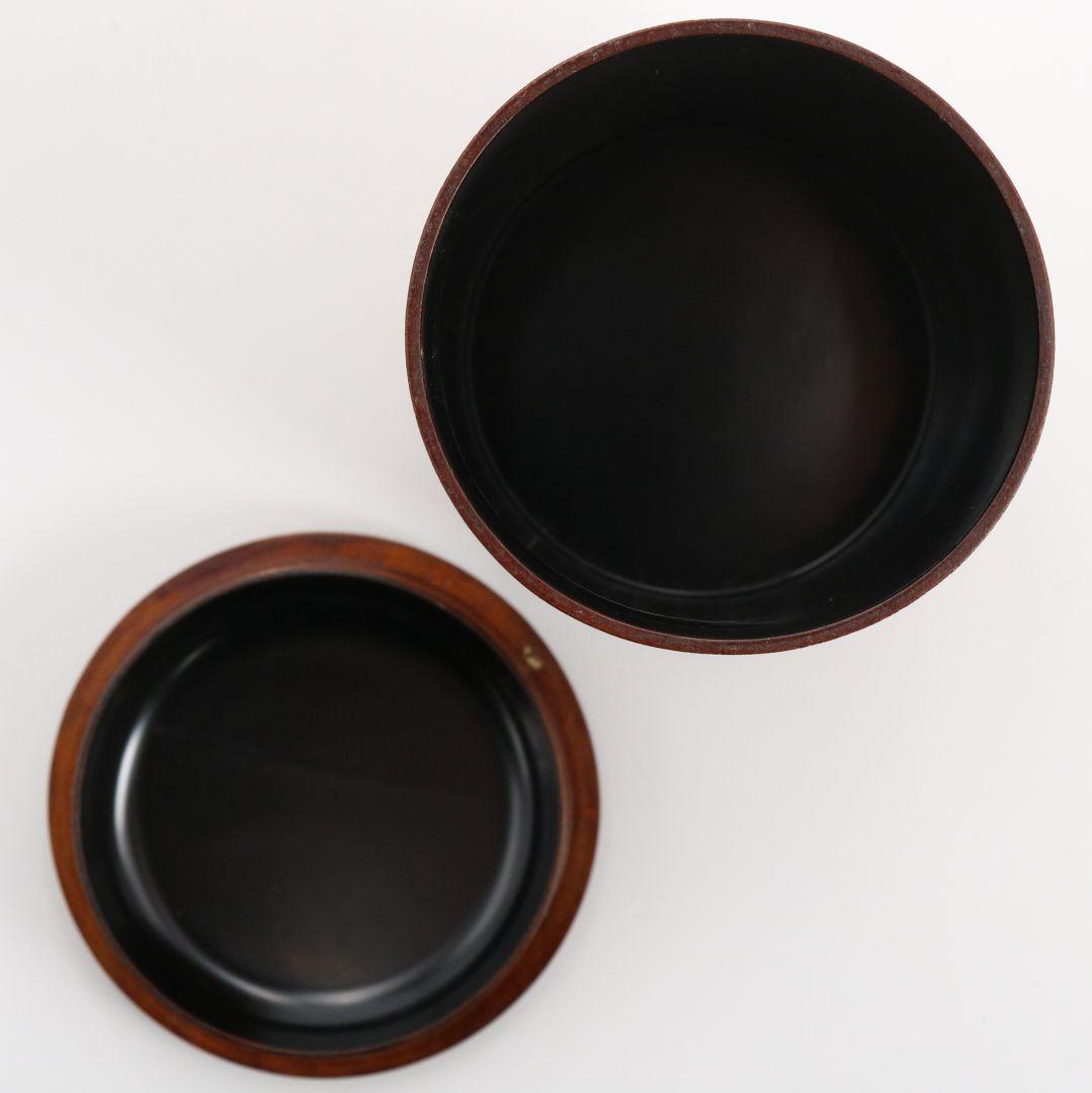 岡本陽斎作 即中斎好 桜蒔絵 金輪寺 薄茶器 茶道具 共箱　V919　N7