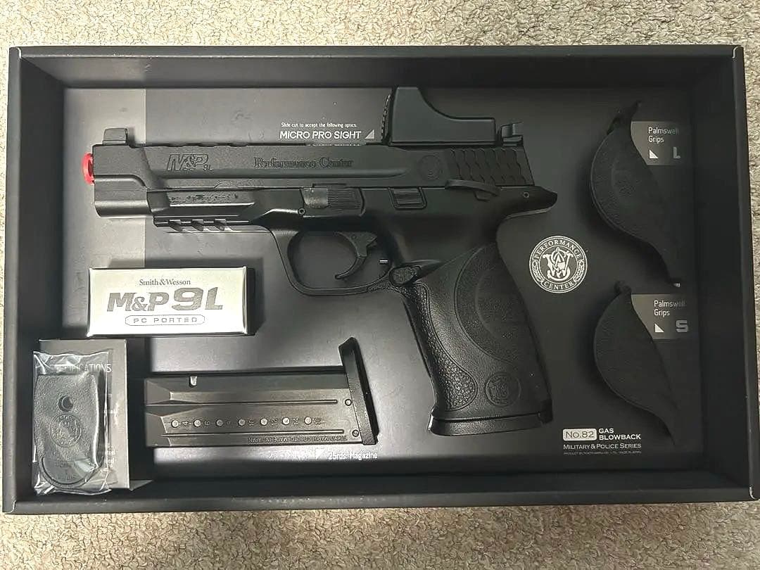 東京マルイM&P9L PC ported ドットサイト・予備マグ付き