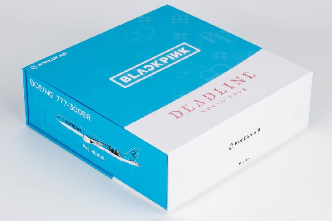 大韓航空 777-300ER HL2016 Black Pink 1/400