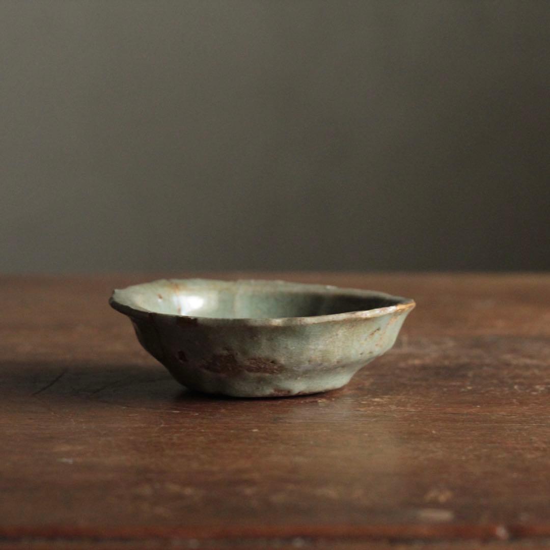 高麗青磁 輪花 平盃 小皿 朝鮮美術 古美術 古道具 アンティーク