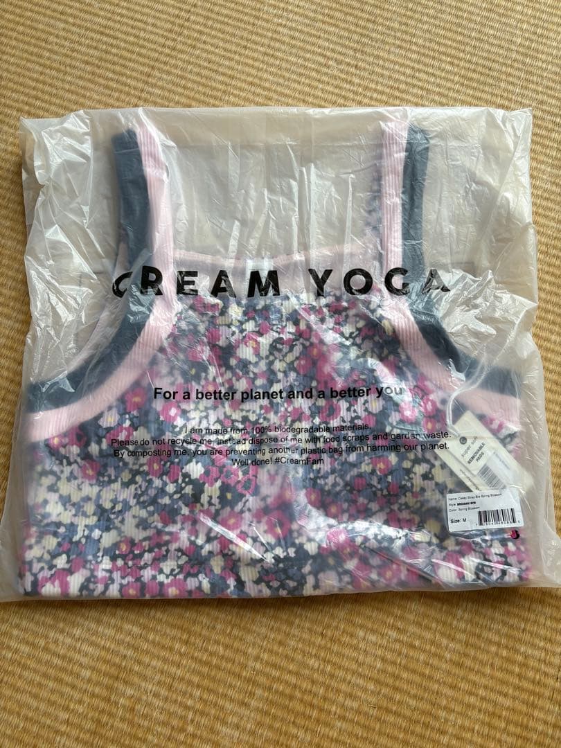 【新品・未使用】ジャザサイズ アパレル 花柄 上下セット Mサイズ