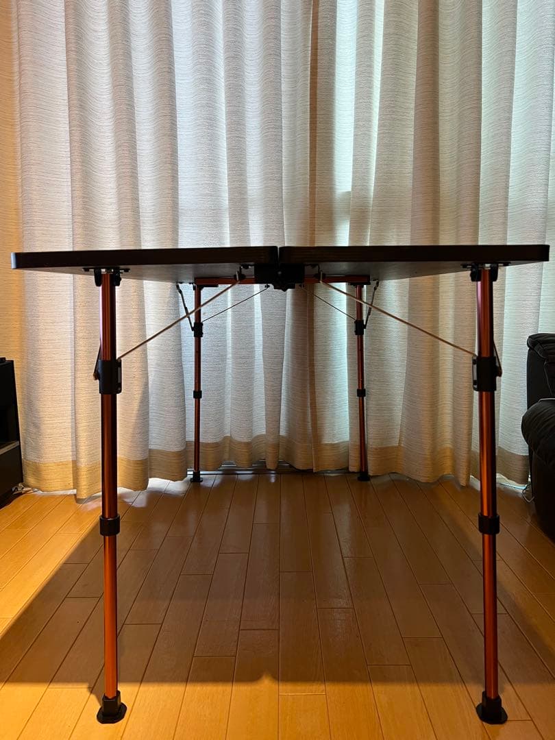 【コールマン】バタフライテーブル／１２０　高さ3段階　収納ケース付