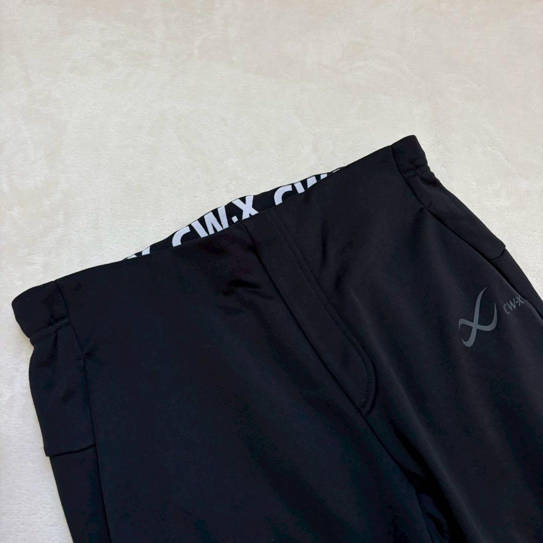 nn146 良品✨CW-X スポーツタイツ ロング アウタータイプ メンズL 黒