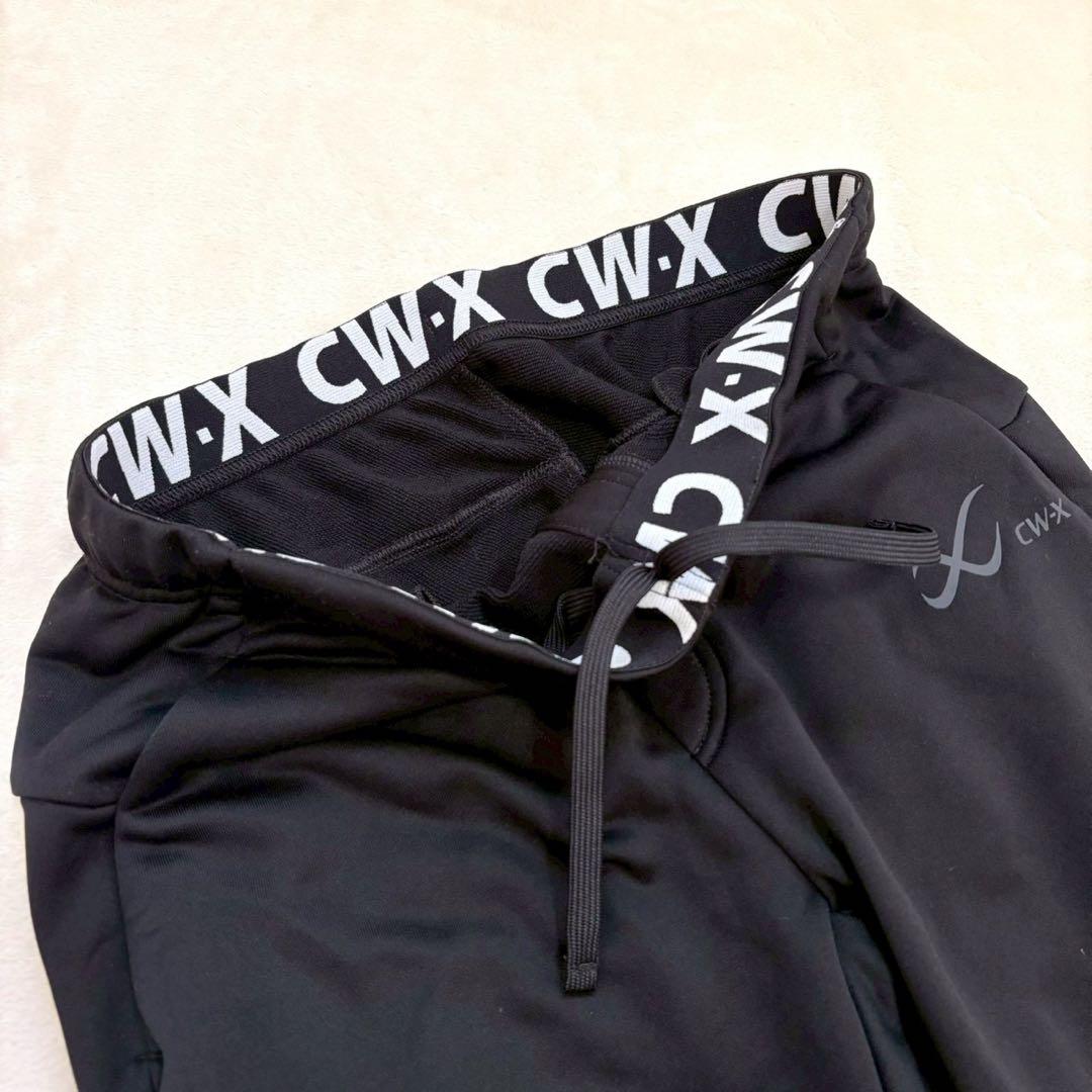 nn146 良品✨CW-X スポーツタイツ ロング アウタータイプ メンズL 黒