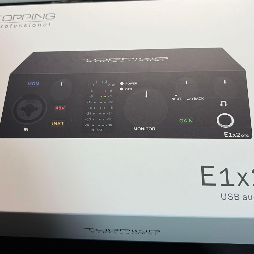 DTM・DAW TOPPING Professional E1x2 OTG