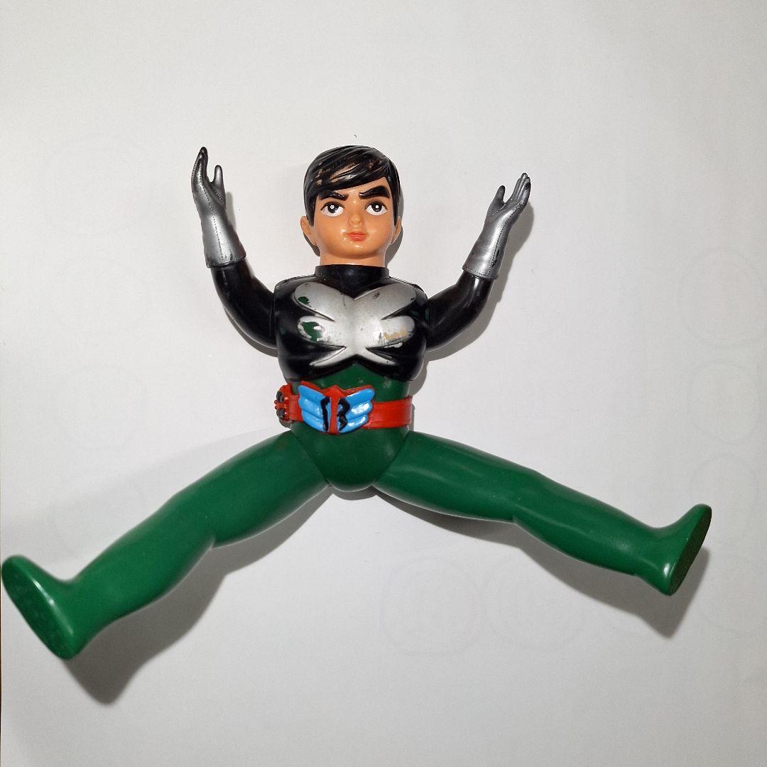 超人バロムI　ソフビ　当時物　フィギュア