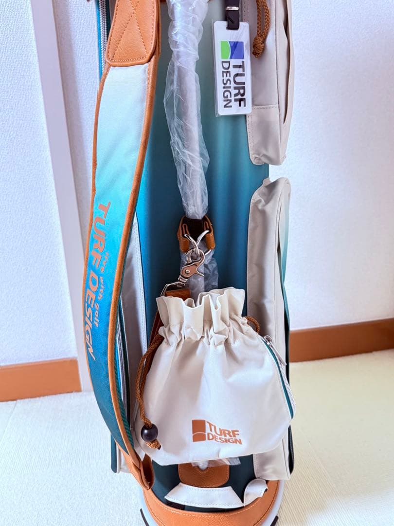 【ゴルフ】ターフデザイン キャディバッグ グリーン