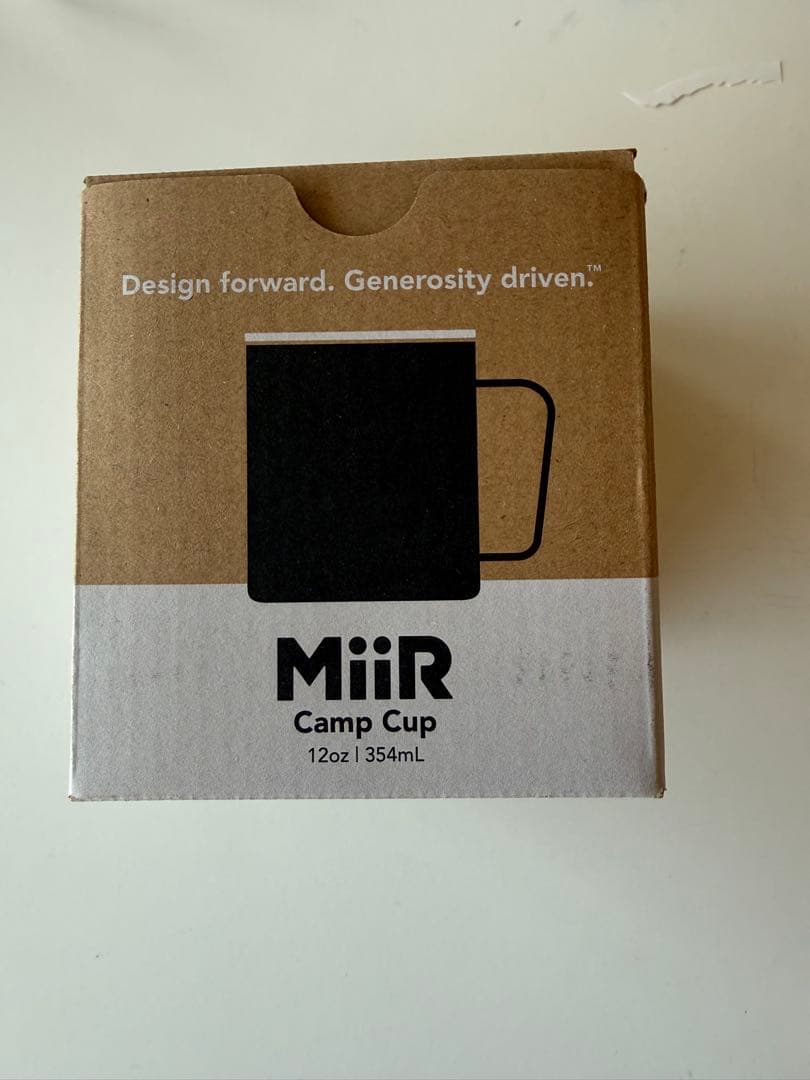 新品　ARC'TERYX ブラックマグカップ 12oz/354mL