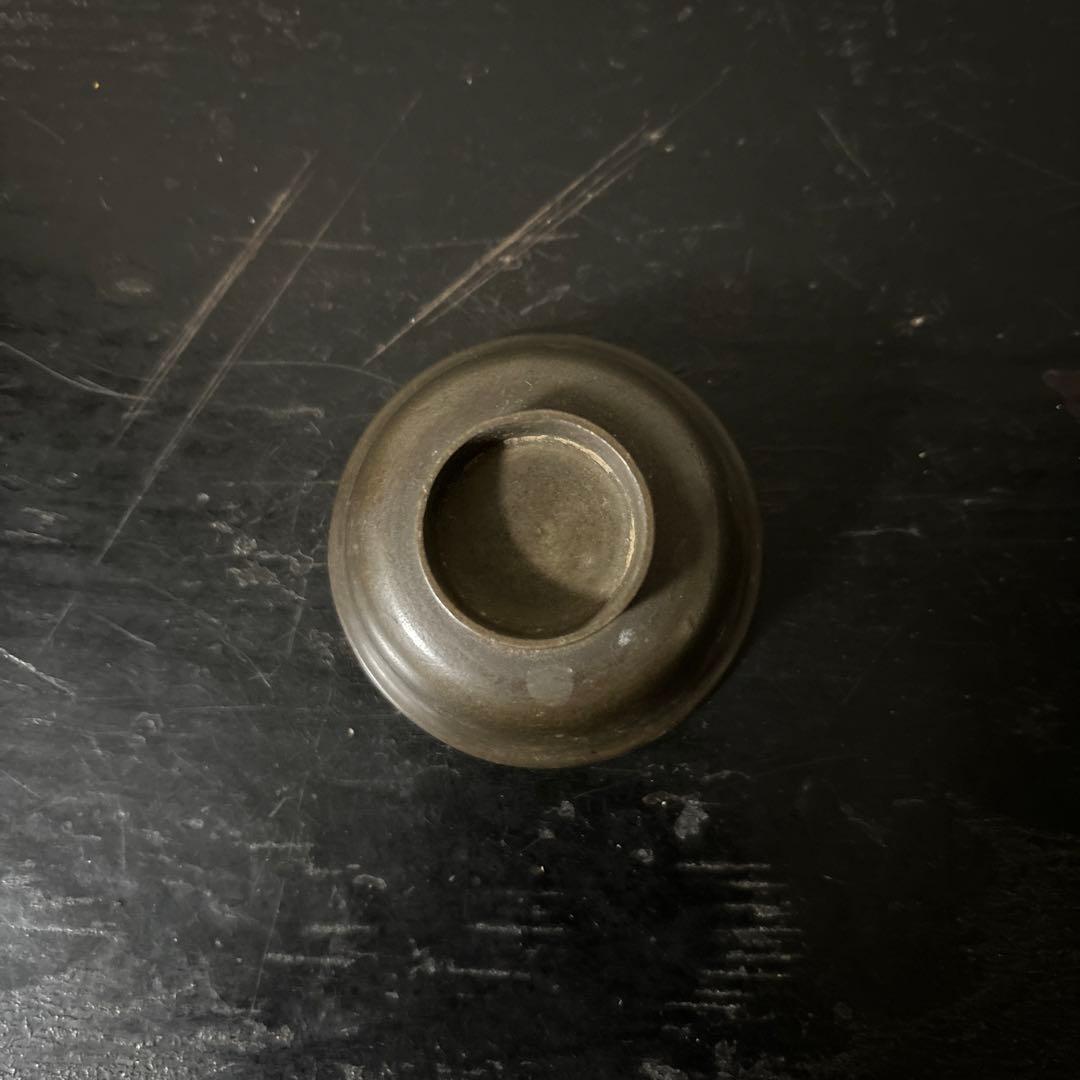 古銅六器 真鍮　盃 ぐい呑み　酒器　仏教美術 古美術 アンティーク　李朝