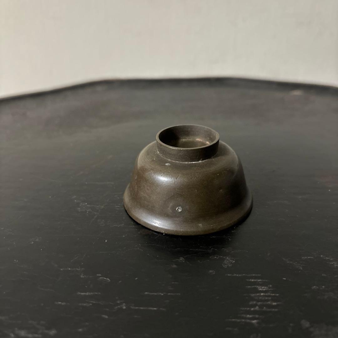 古銅六器 真鍮　盃 ぐい呑み　酒器　仏教美術 古美術 アンティーク　李朝