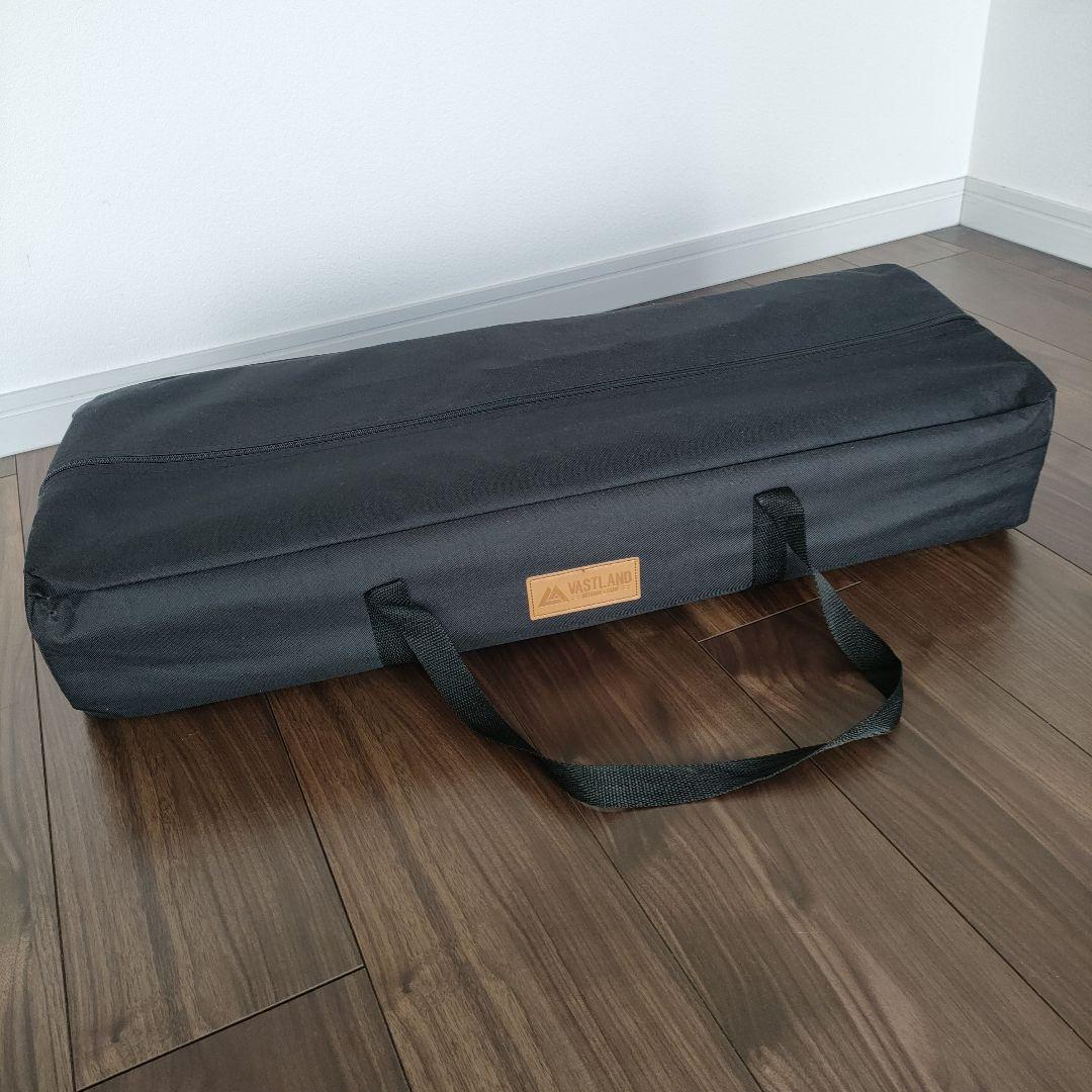 VASTLAND ウッドロールテーブル 120×70cm　アウトドアテーブル