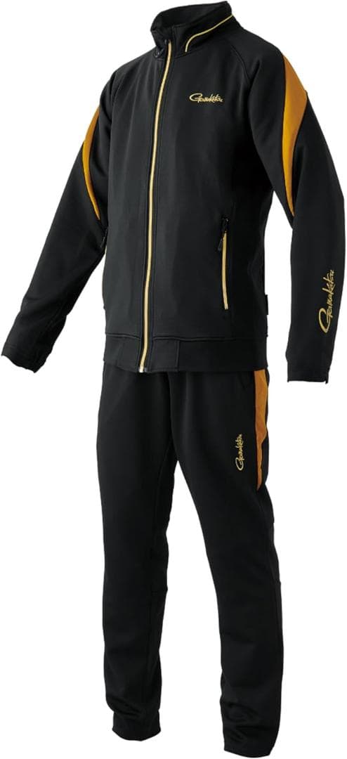 がまかつ ライトクールスウェットスーツ GM3733 ブラック/ゴールド S