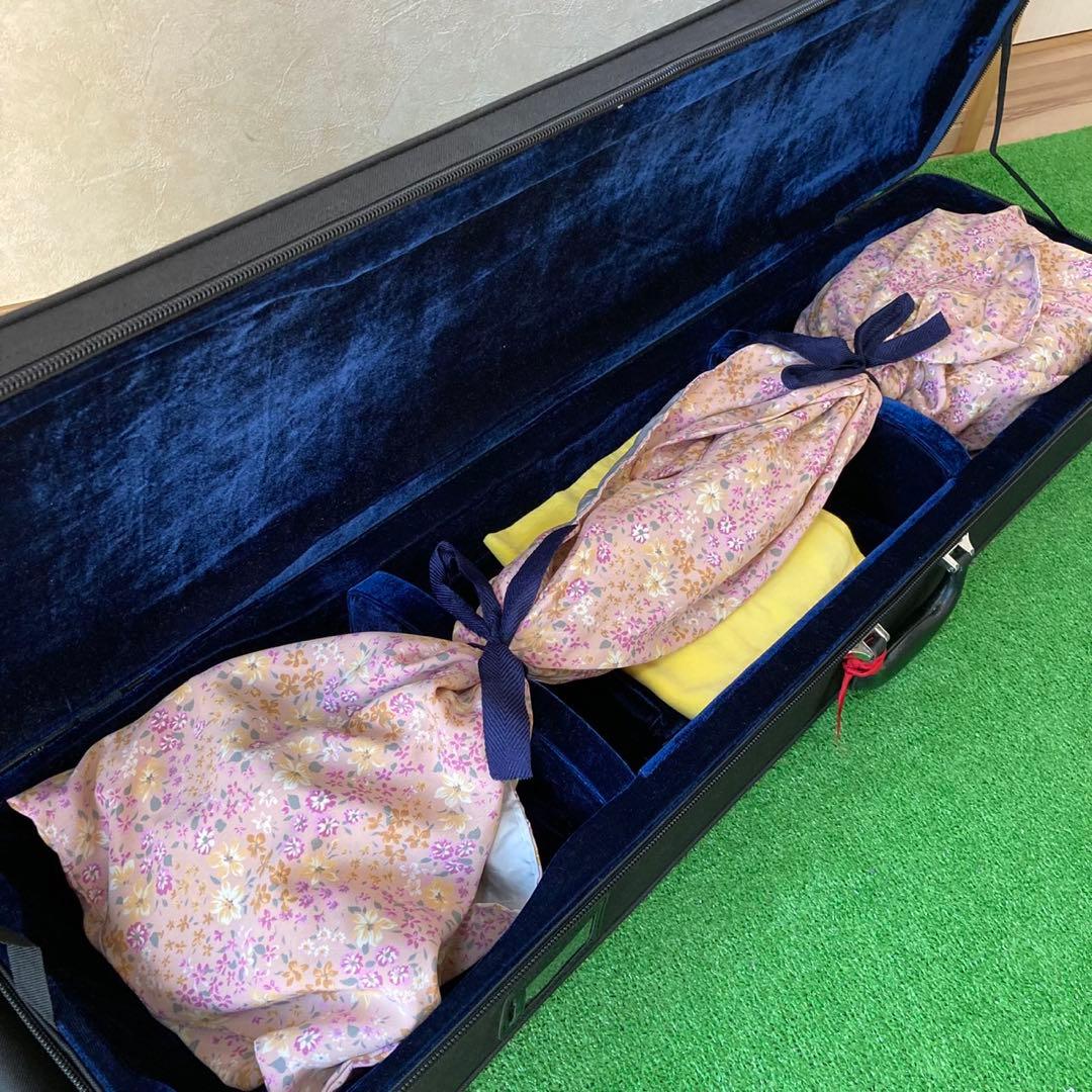 三味線　中棹　一本溝　東さわり　1寸詰め　丸打胴