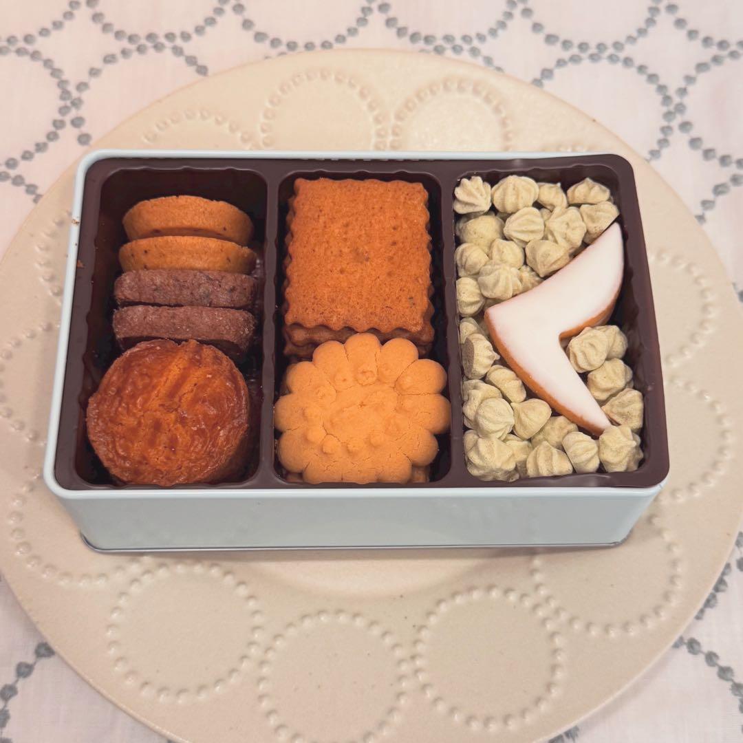 ミナペルホネン Hanako ルスルス コラボ クッキー 缶 限定