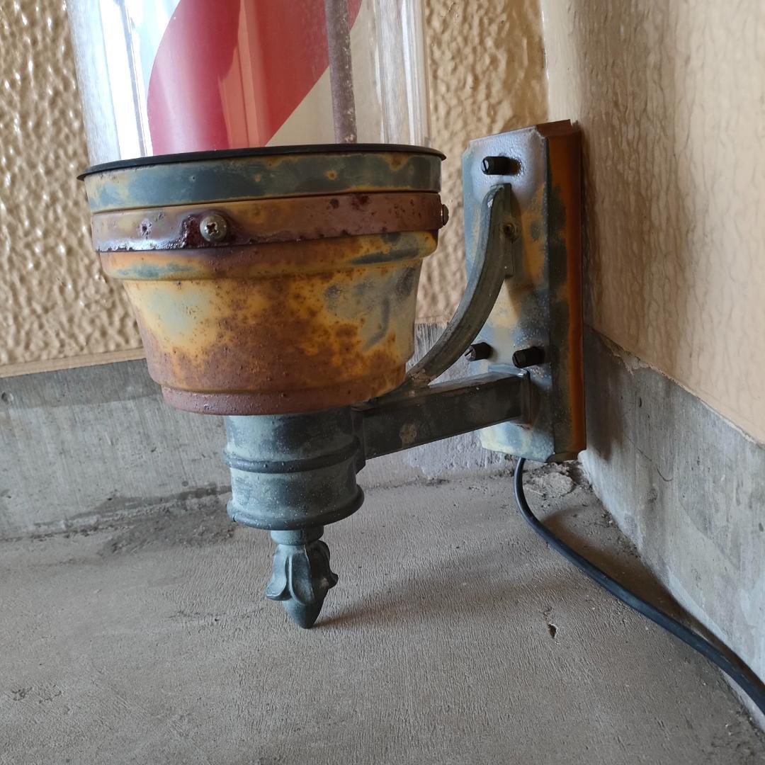 サインポール　理容　床屋　中古　オーバーホール済　電球新品　モーター新品