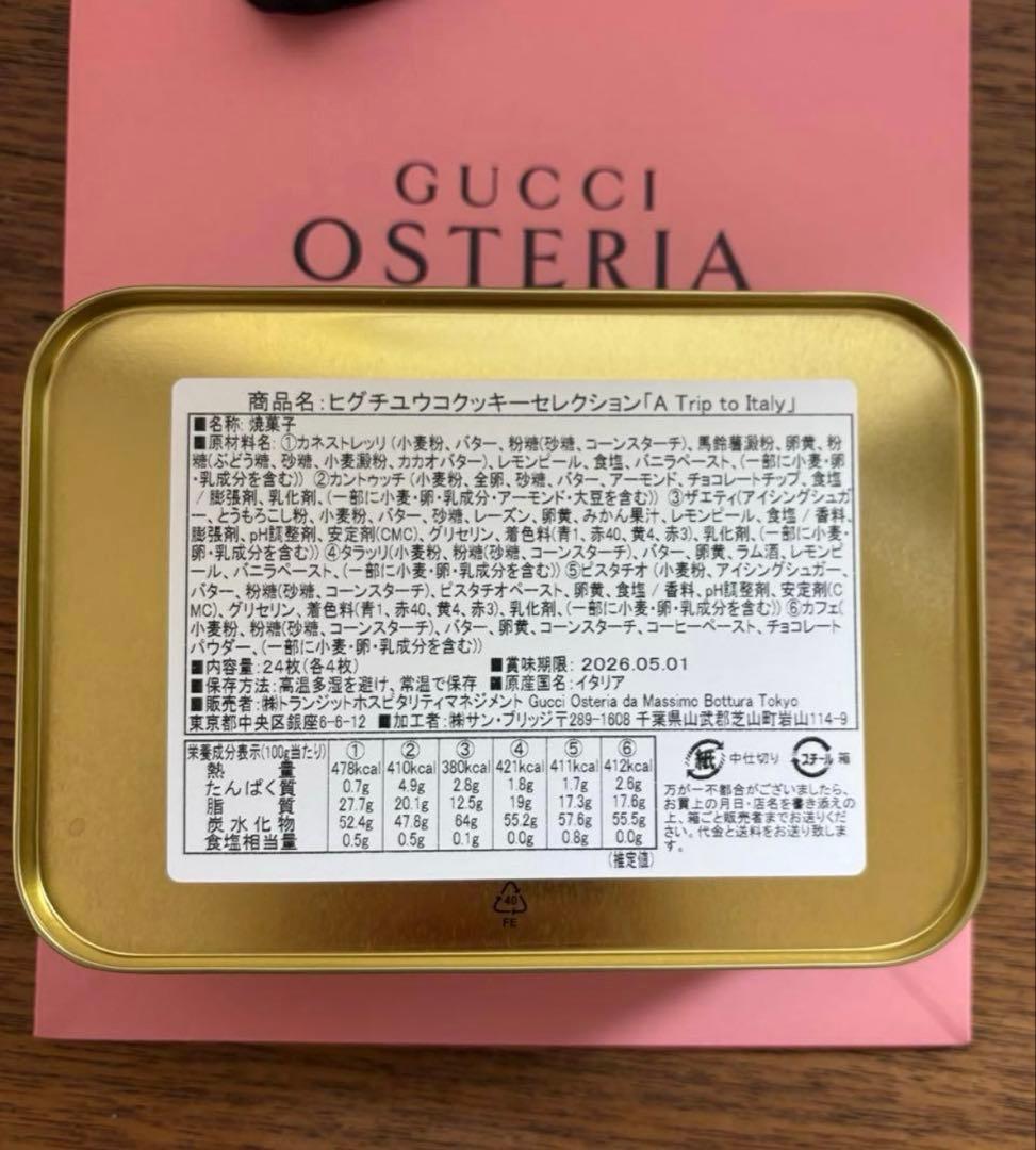 【未開封】GUCCI ビスケットクッキーセレクション A Trip ヒグチユウコ