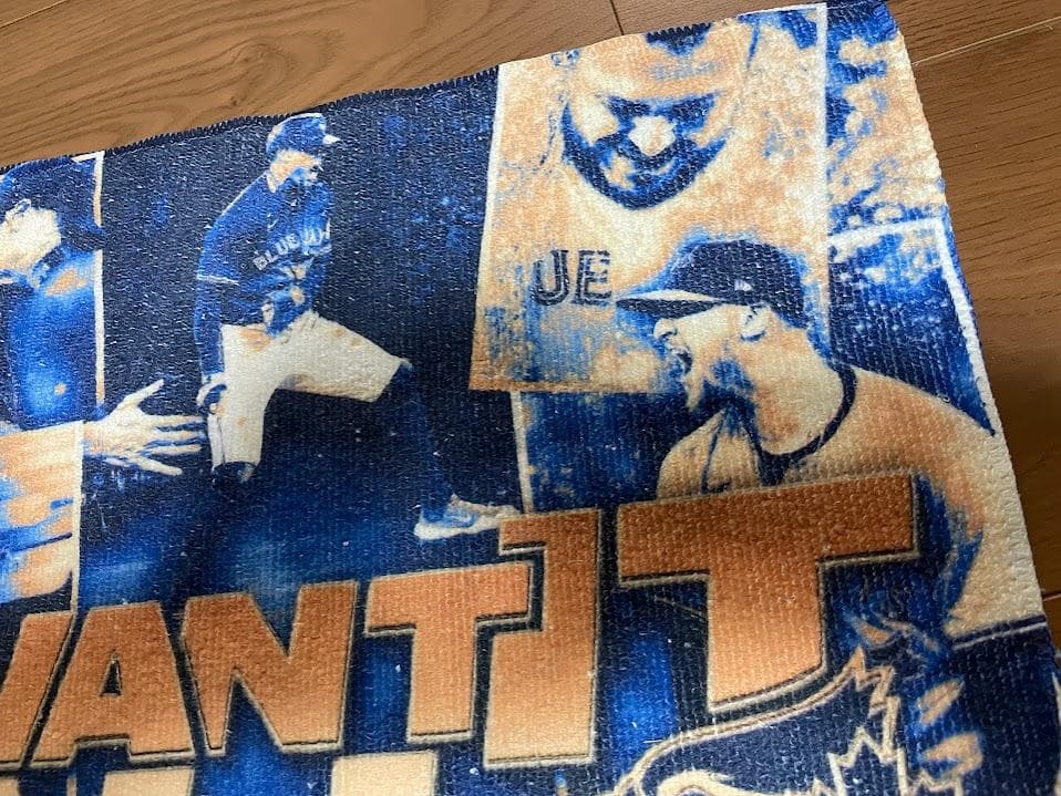 【未使用】2025 WS第2戦 ドジャース ブルージェイズ 現地限定タオル