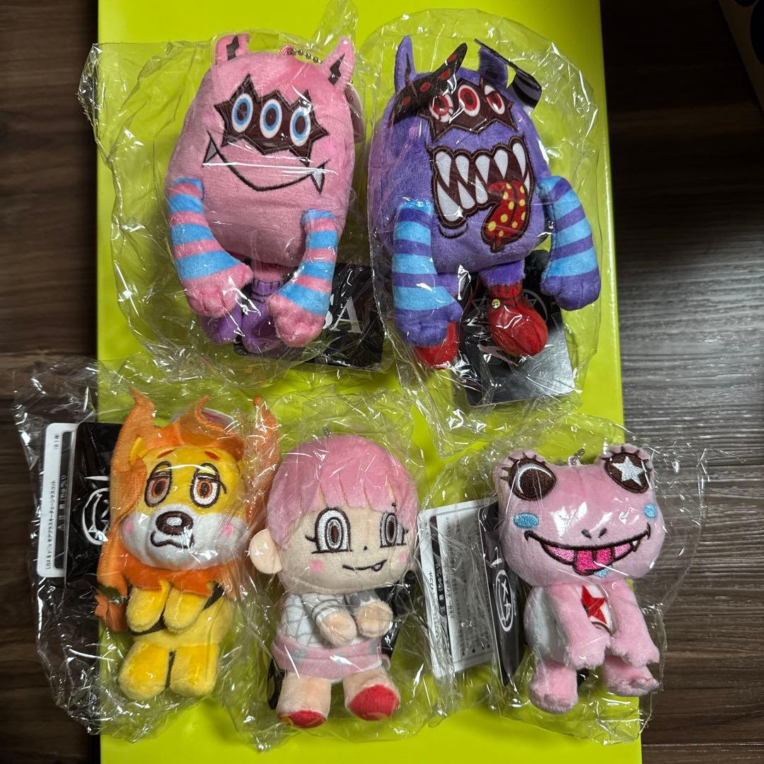 LiSA＆y♡u モアプラスキーチェーンマスコット ぬいぐるみ 全5種