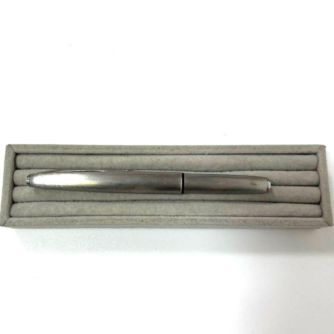 【18KWG刻印】SAILOR 万年筆　シルバー