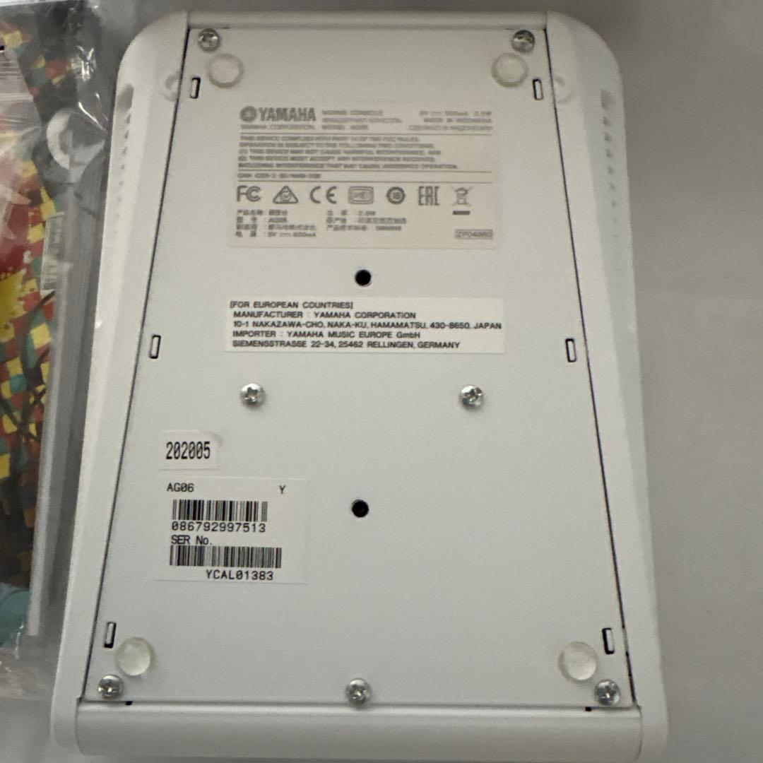 YAMAHA AG06 ヤマハ ミニミキサー USBバスパワー ホワイト