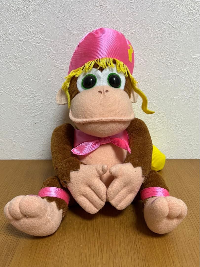 スーパードンキーコング2 ディクシーコング ぬいぐるみ 美品