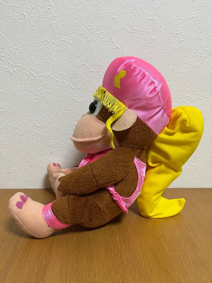 スーパードンキーコング2 ディクシーコング ぬいぐるみ 美品