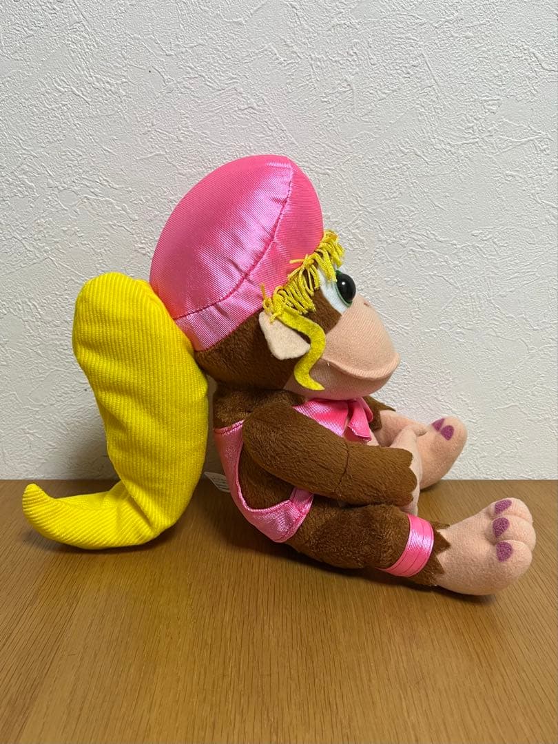 スーパードンキーコング2 ディクシーコング ぬいぐるみ 美品