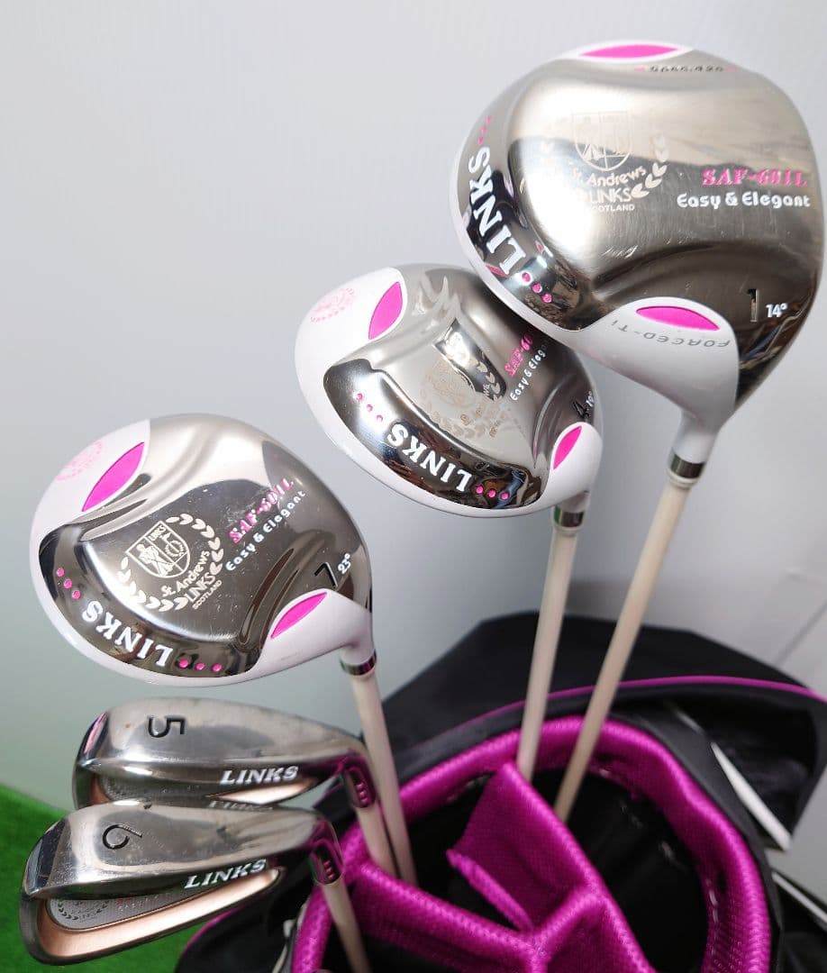 レディース ゴルフクラブセット LINKS SAF-601L 10本 初心者