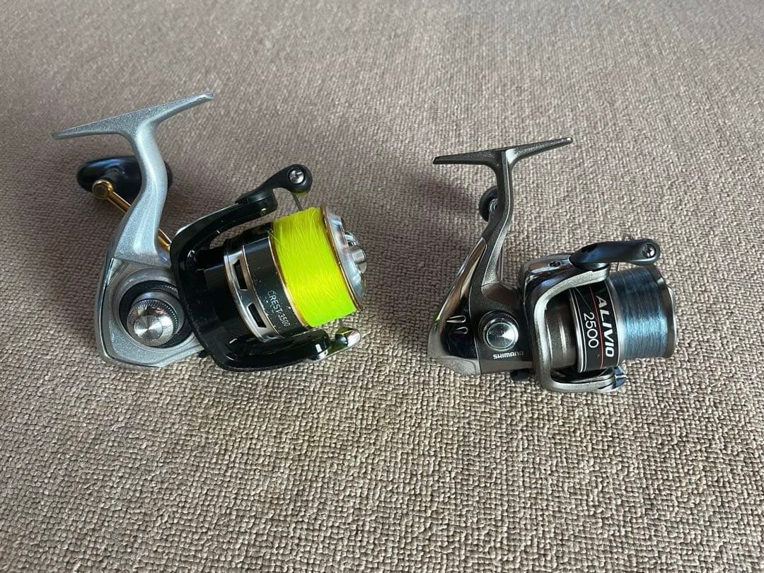 ダイワ クレスト3500 シマノ アリビオ2500 2個まとめ売り