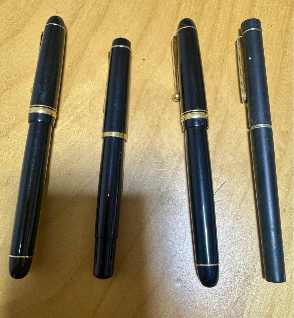万年筆　4本　14K 3本　不明1本