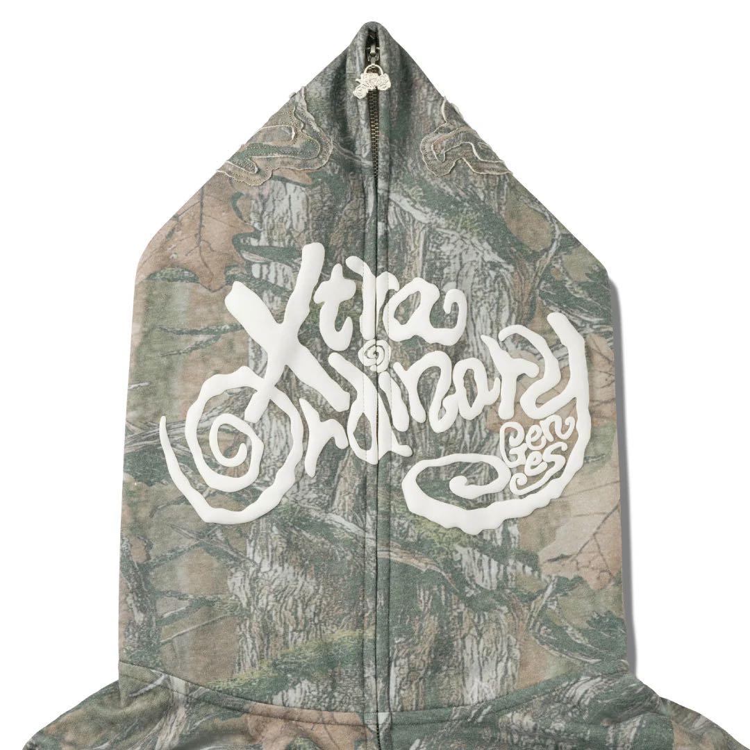 ミュージシャン Full Zip Camo Hoodie Produced by XG XXL